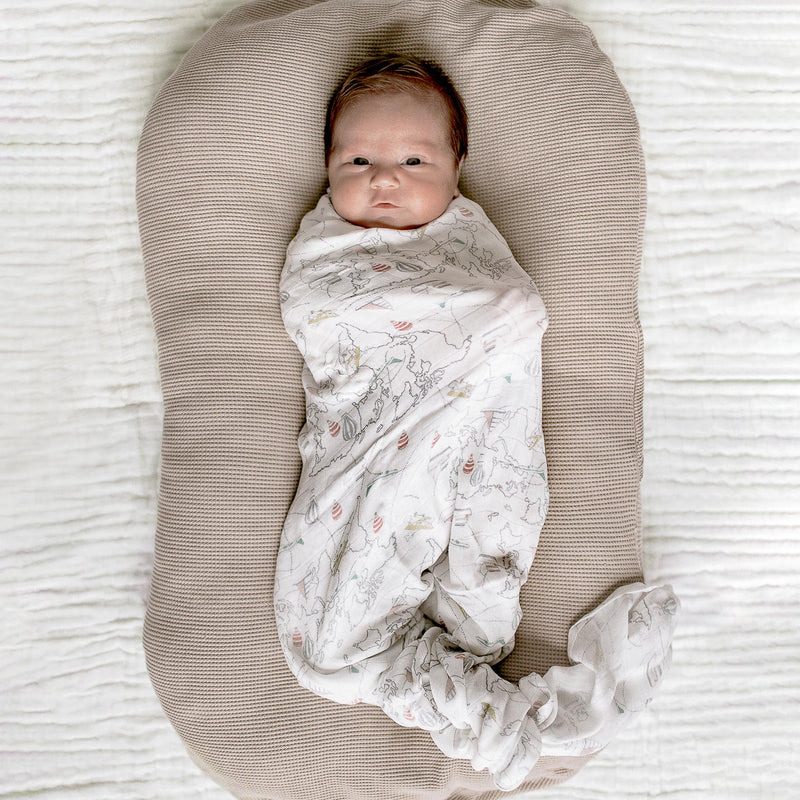 Bamboo Swaddle - World Explorer