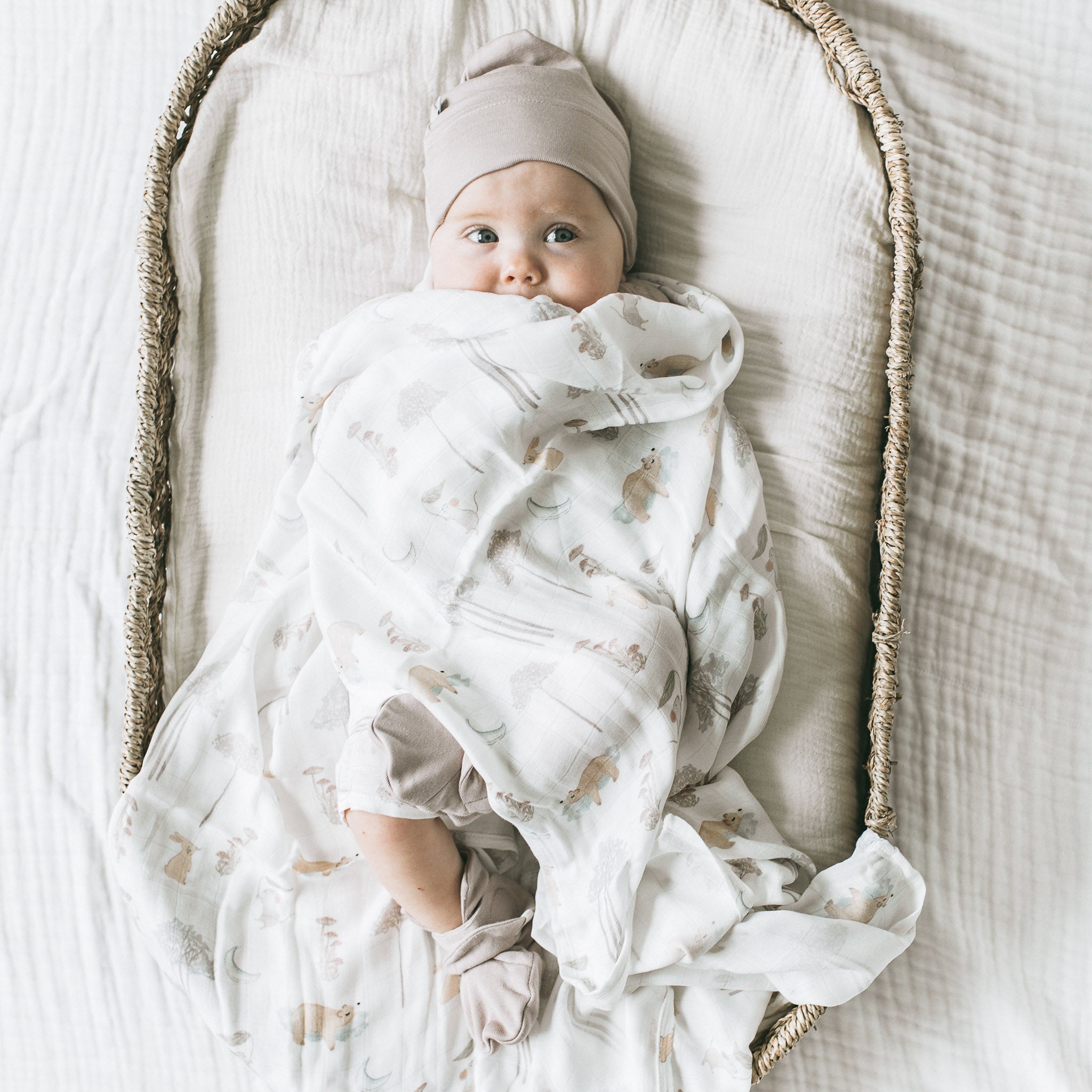 Bamboo Swaddle - Moonlit Whimsy