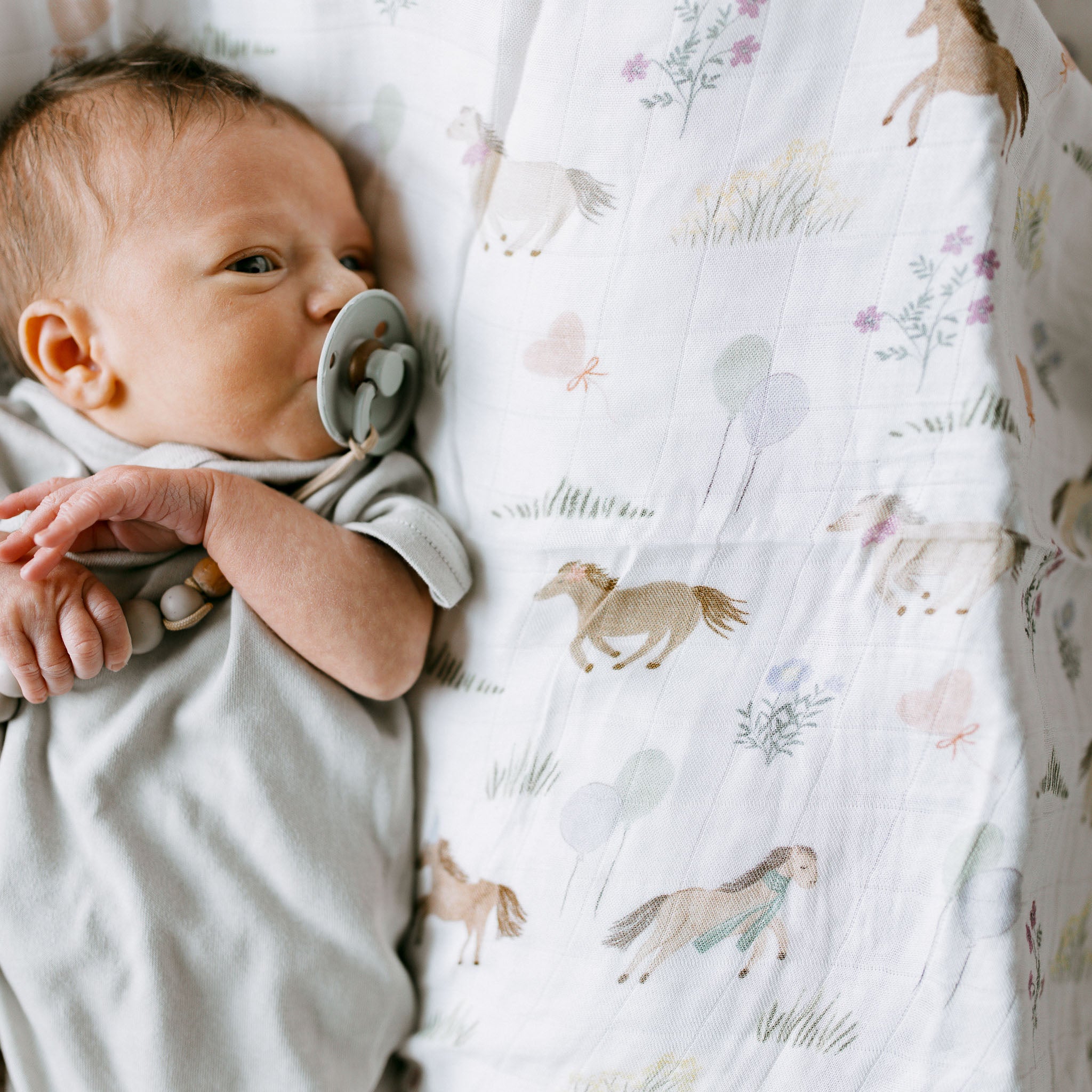 Bamboo Swaddle - Ponytale