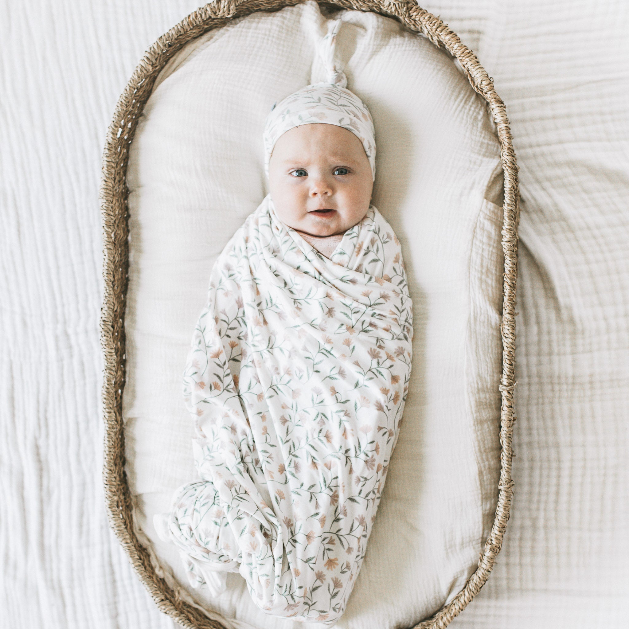 Bamboo Luxe Swaddle Set - Wildflower Waltz