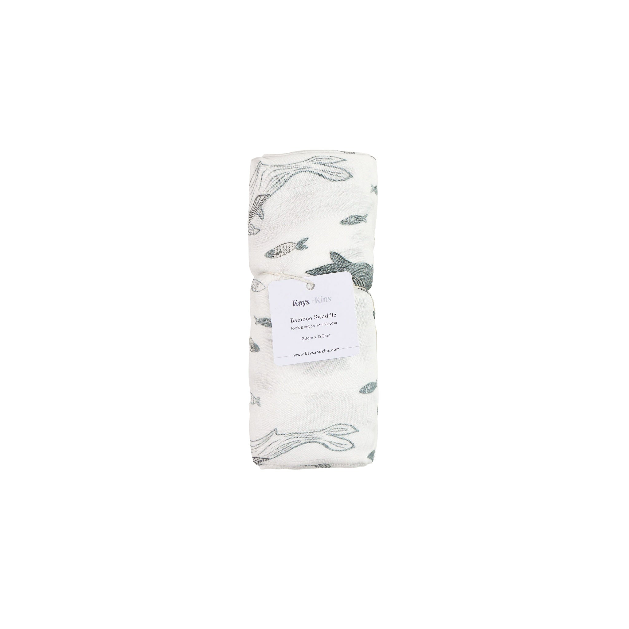 Bamboo Swaddle - Whale Song