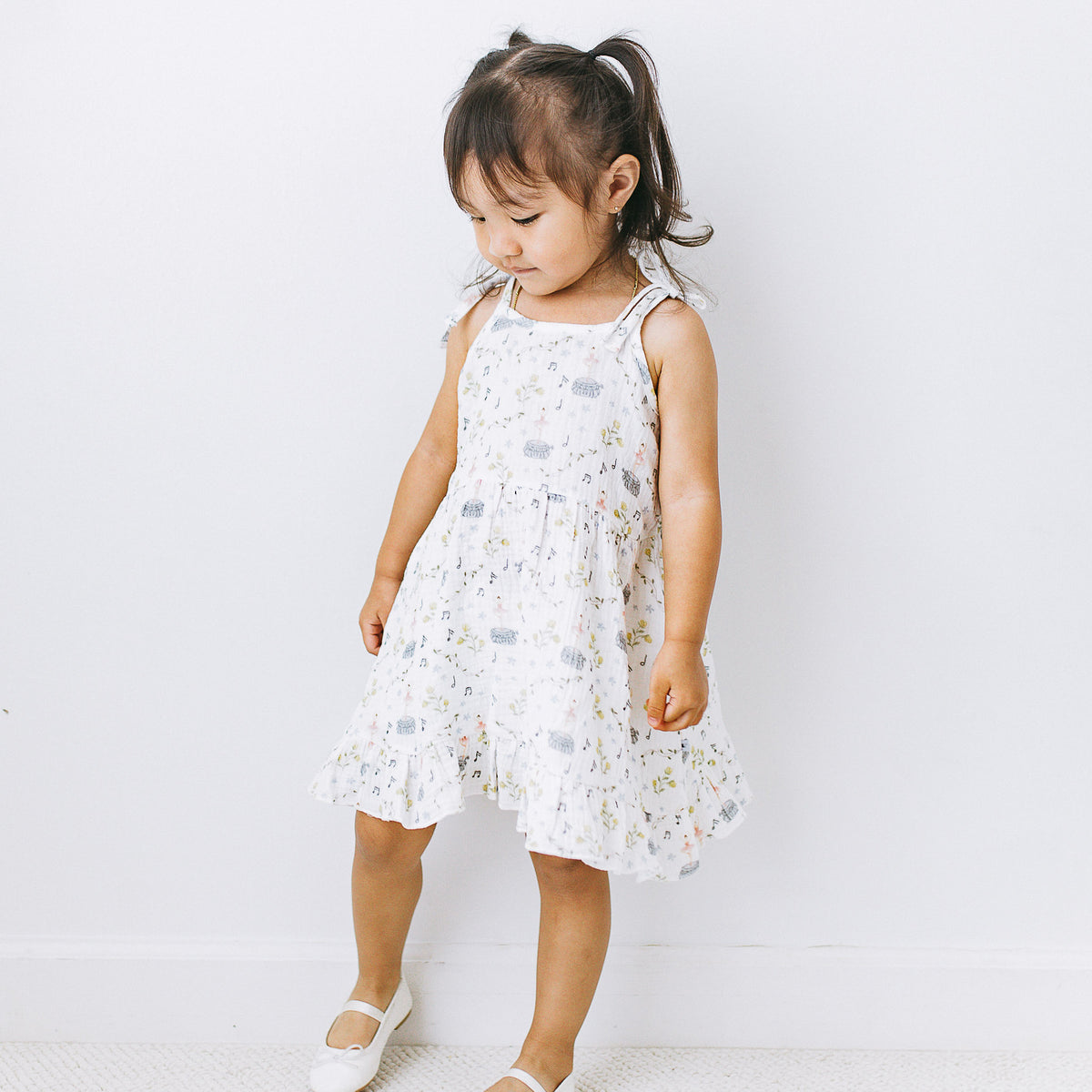 Spaghetti Straps Dress - Ballet Reverie