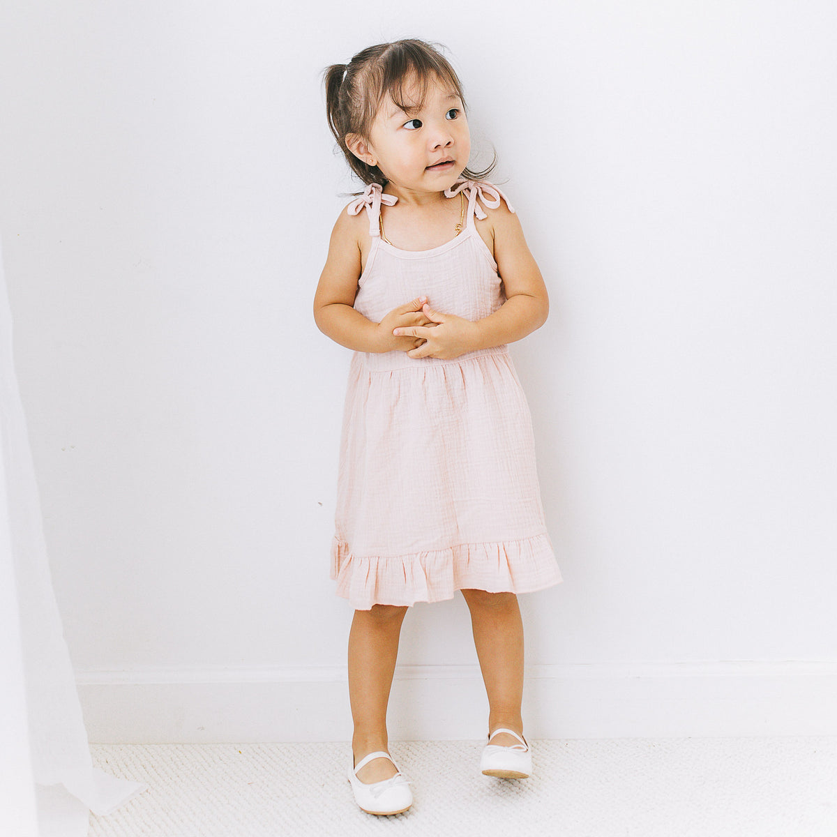Spaghetti Straps Dress - Veil