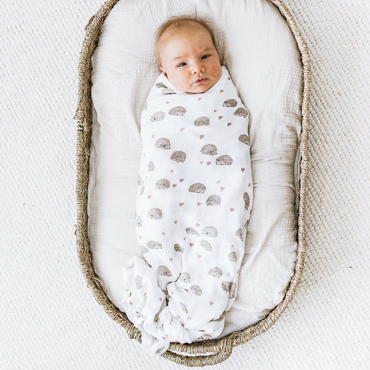 Bamboo Swaddle - Hedgehog