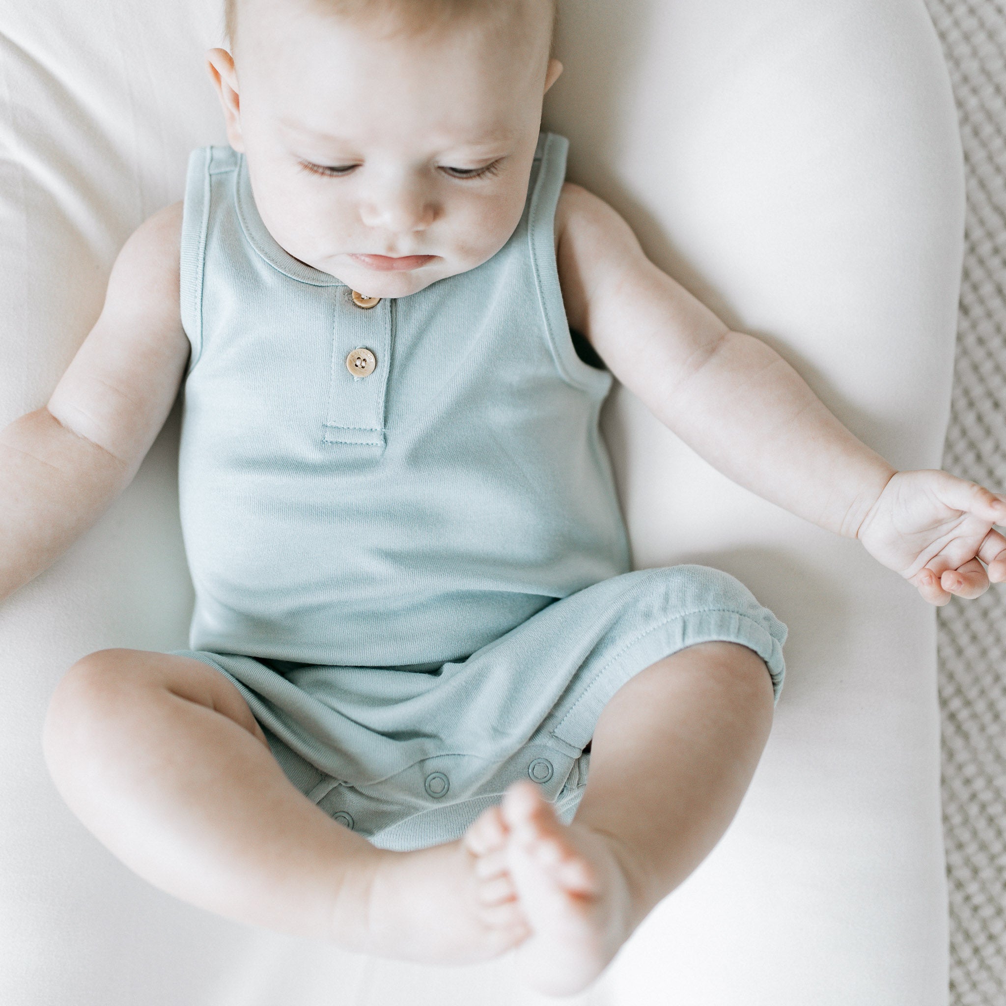 Tank Bodysuit - Stoneblue