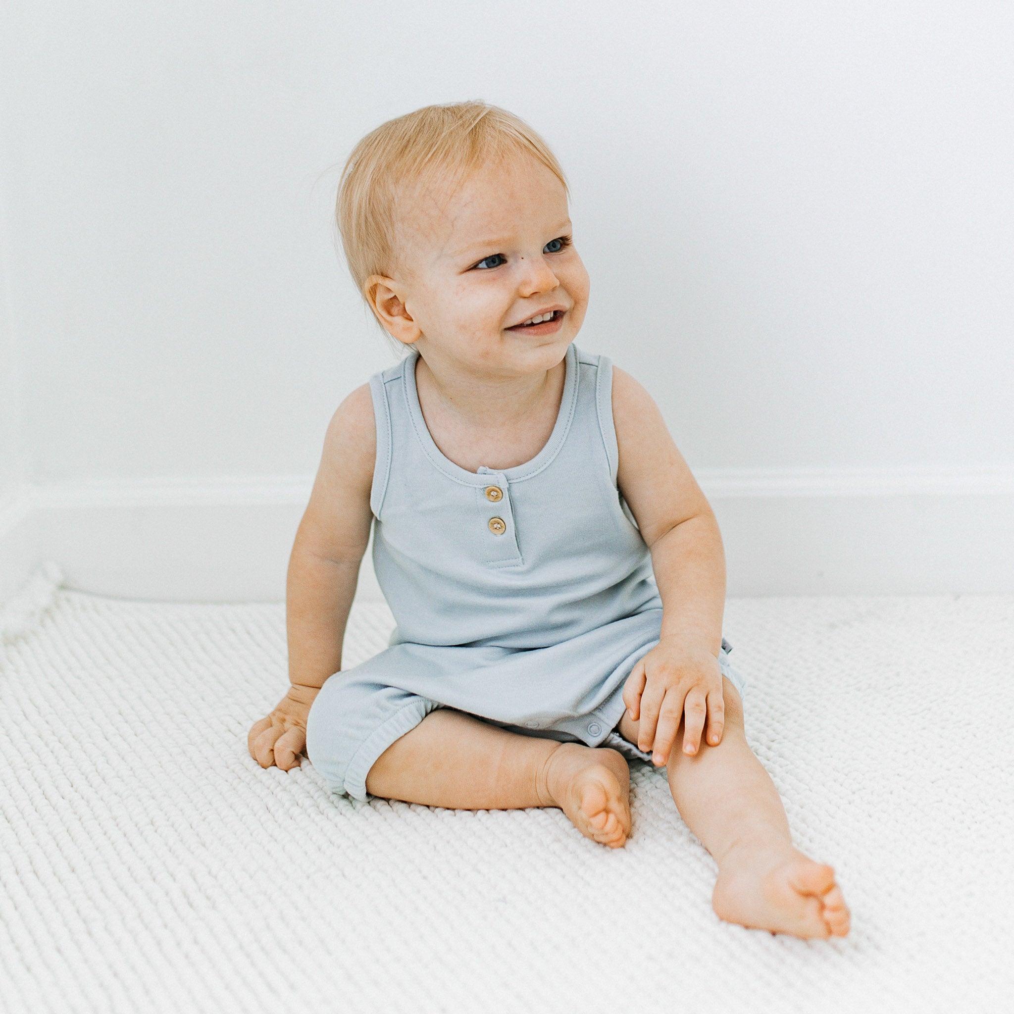 Tank Bodysuit - Stoneblue