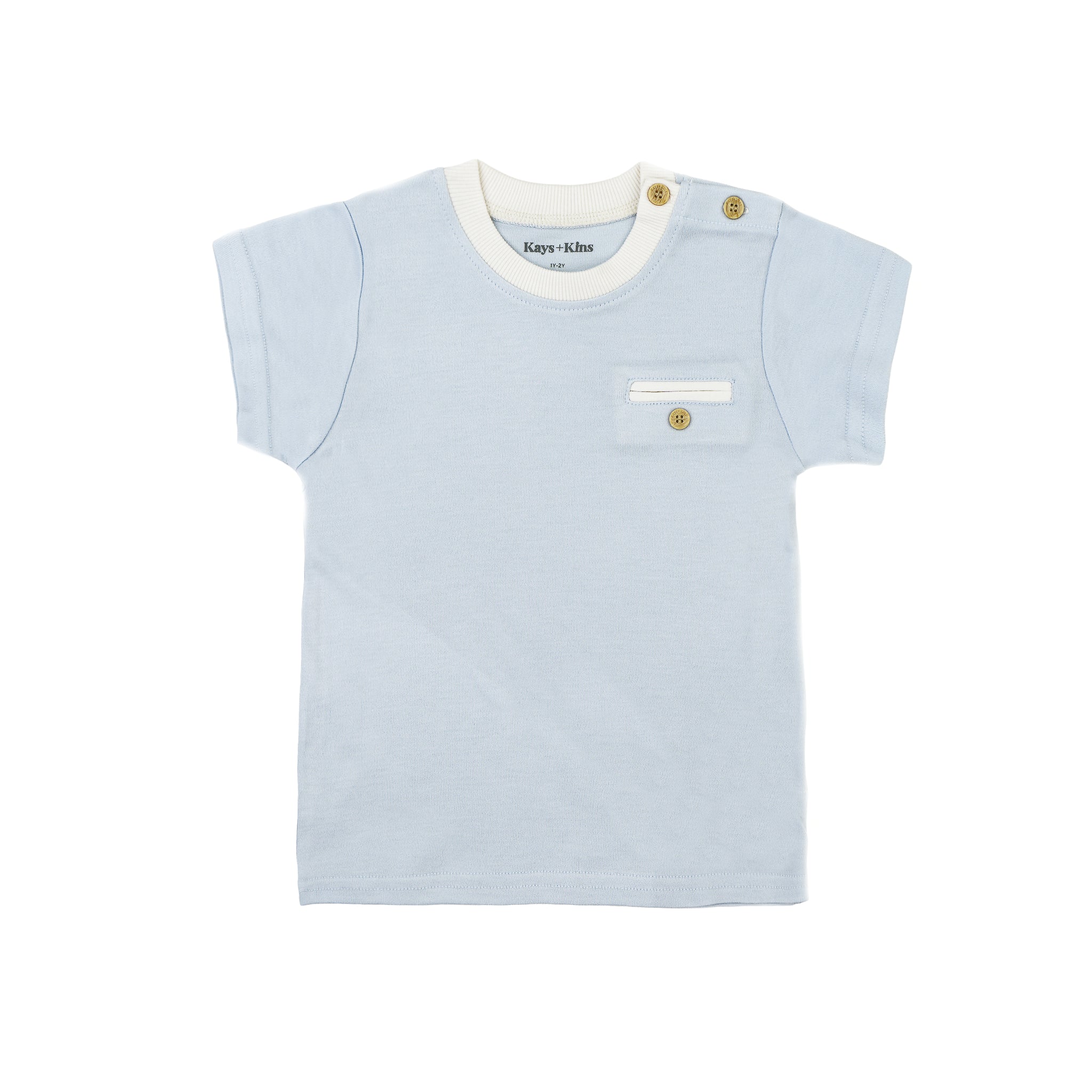 Pocket Tee - Cloud Blue