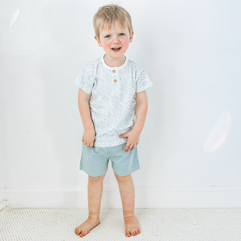 Henley Tee - Breeze