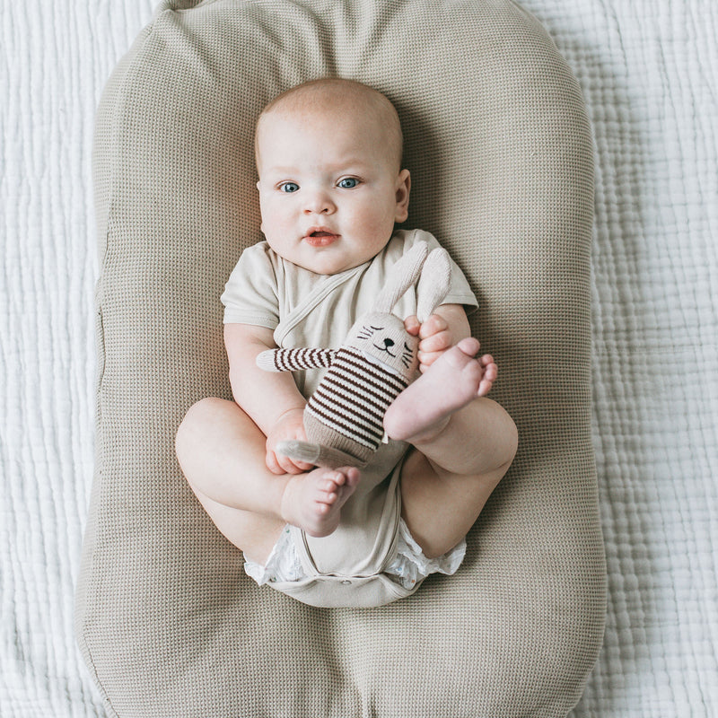 Sensory Knit Bunny - Theo