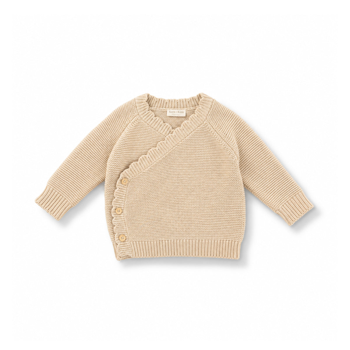 Vintage Knit Cardigan - Cloud