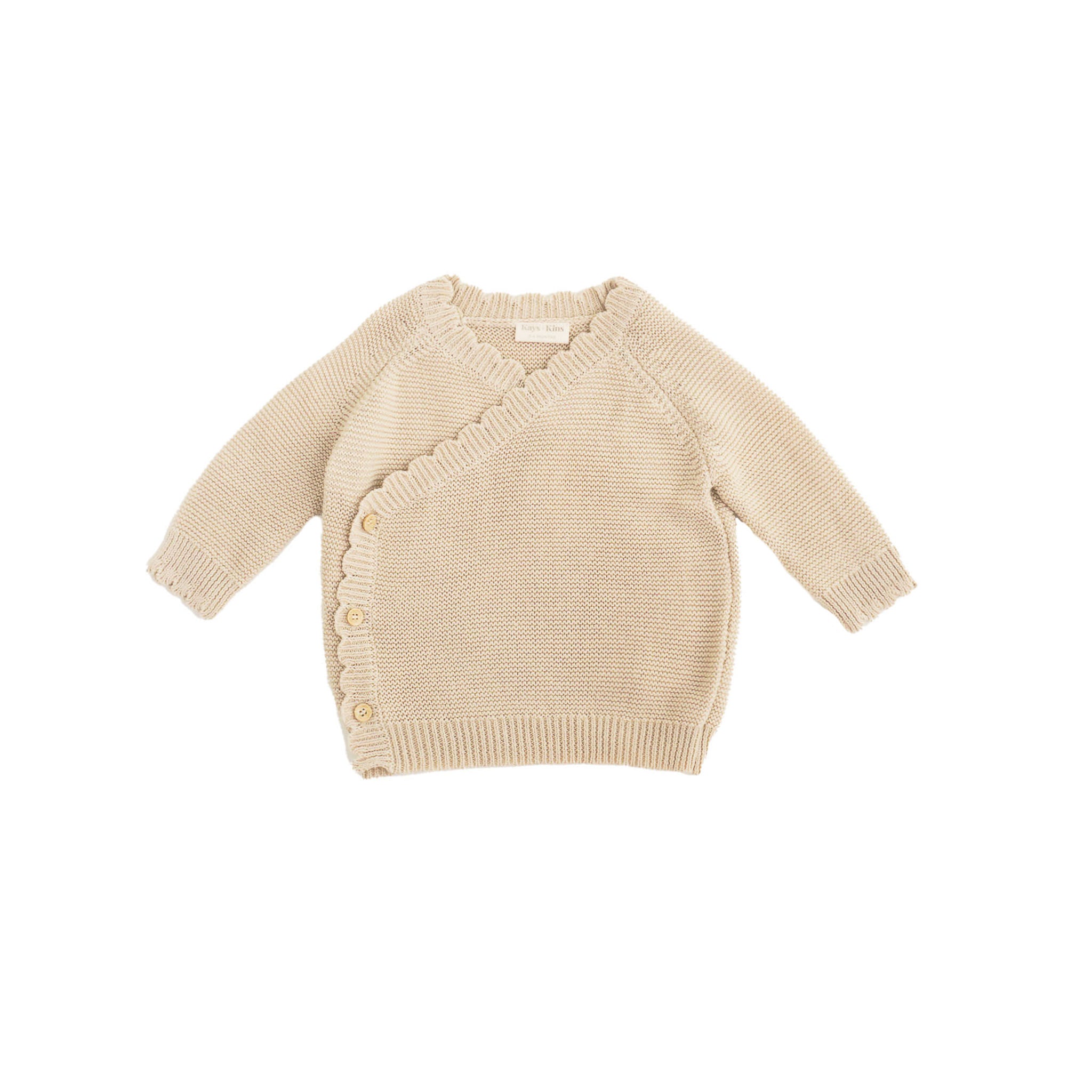 Vintage Knit Cardigan - Cloud