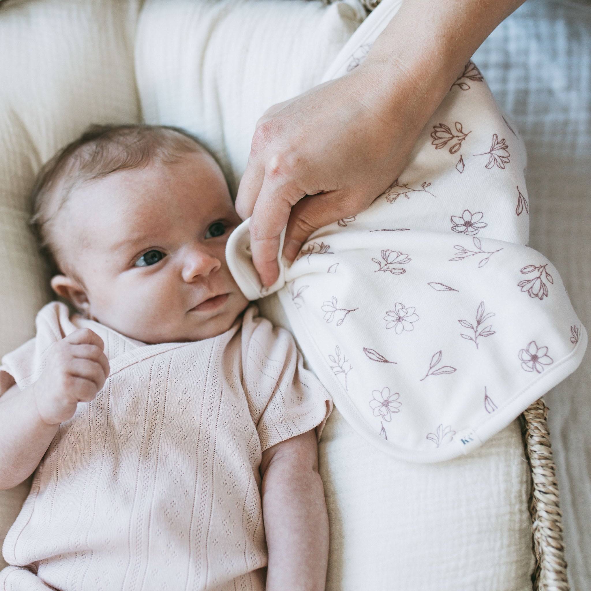 3-Pack Bamboo Washcloth- Petal Mist