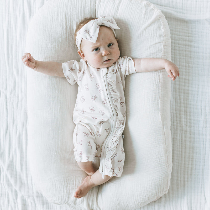 Frilled Zipsuit - Veloura Mist