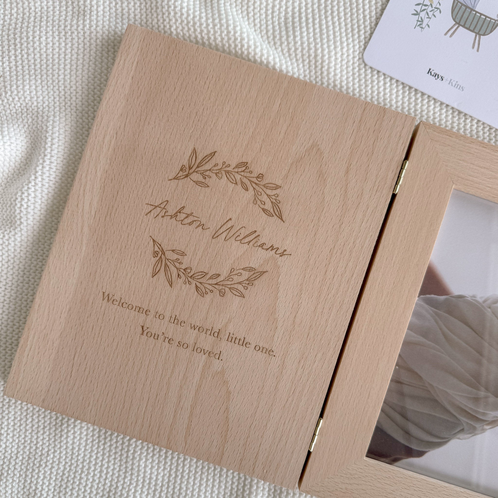 Personalised Wooden Photo Frame