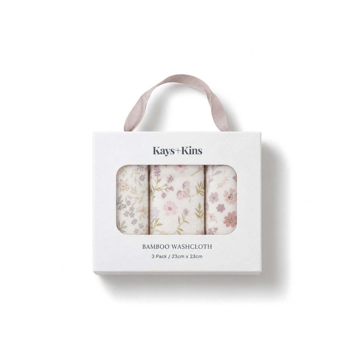 3-Pack Bamboo Washcloth-Petal Plays