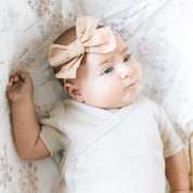 Linen Bow Set - Petal Mist