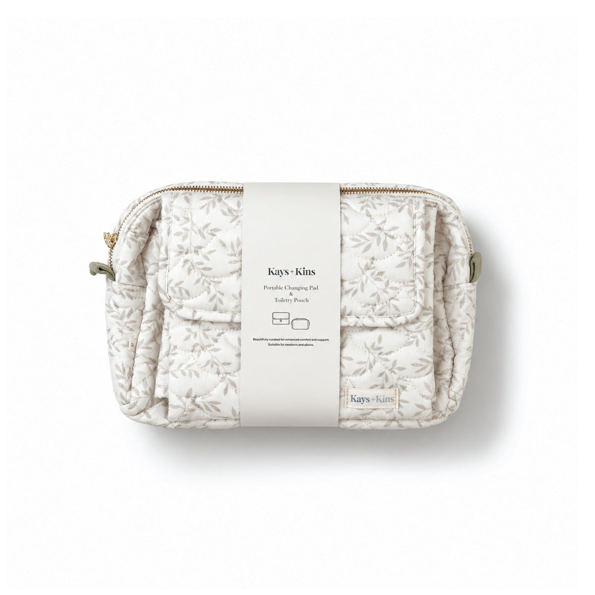 Portable Changing Pad - Eden Leaves