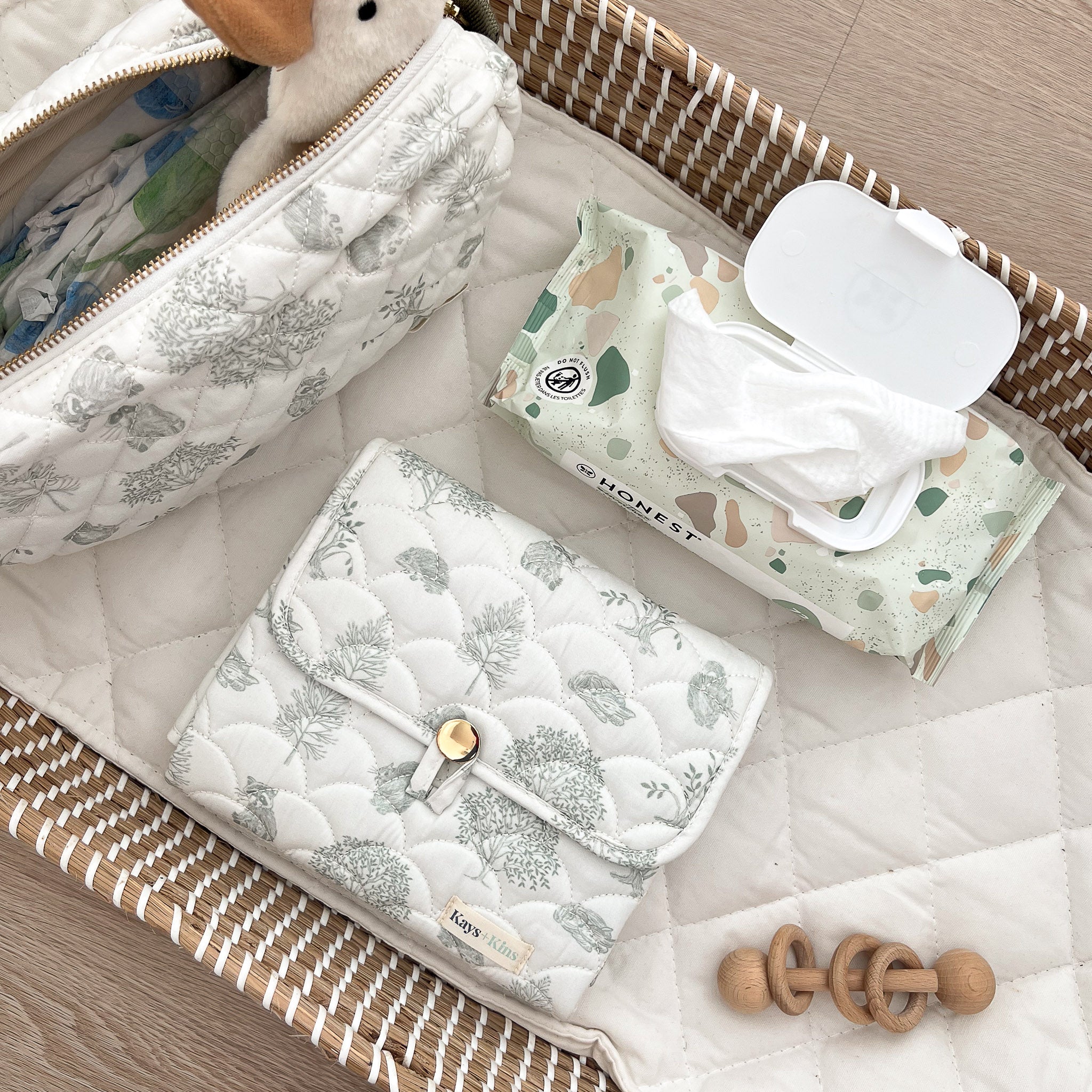 Portable Changing Pad - Woodland