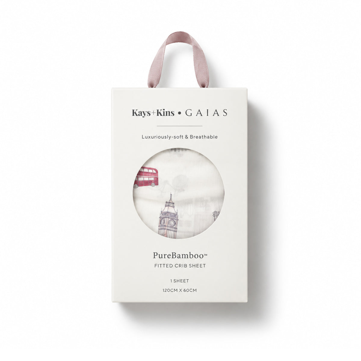Bamboo Crib Sheet - London Dream