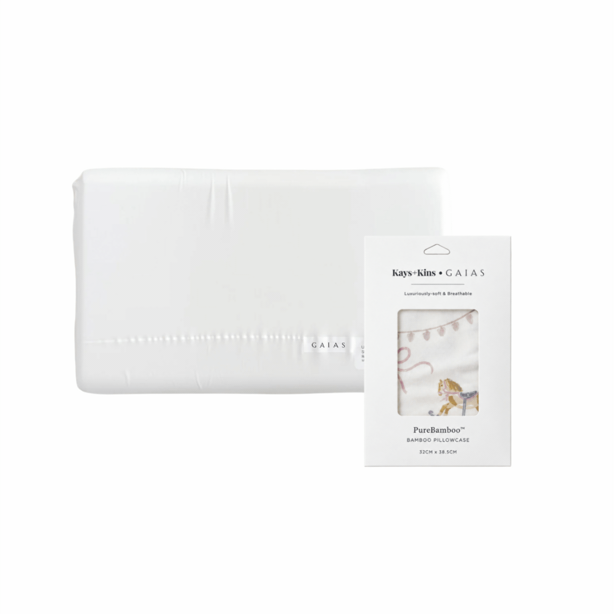 Baby Memory Foam Pillow + Bamboo Pillow Case