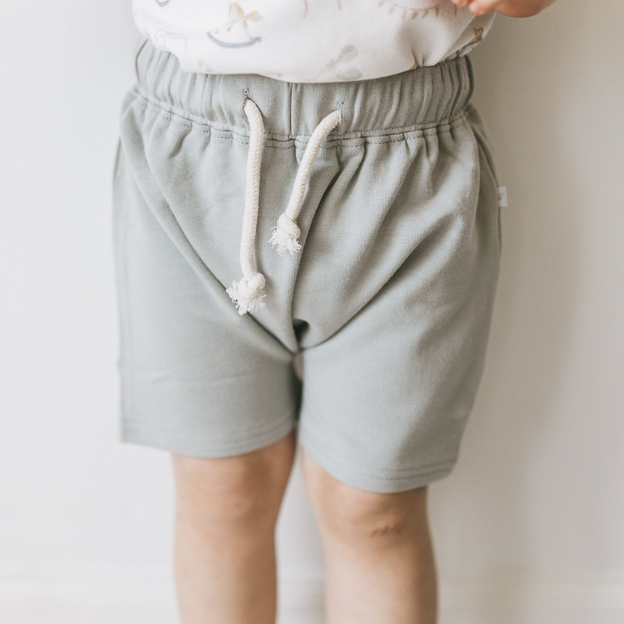 Drawstring Shorts - Grey Morn