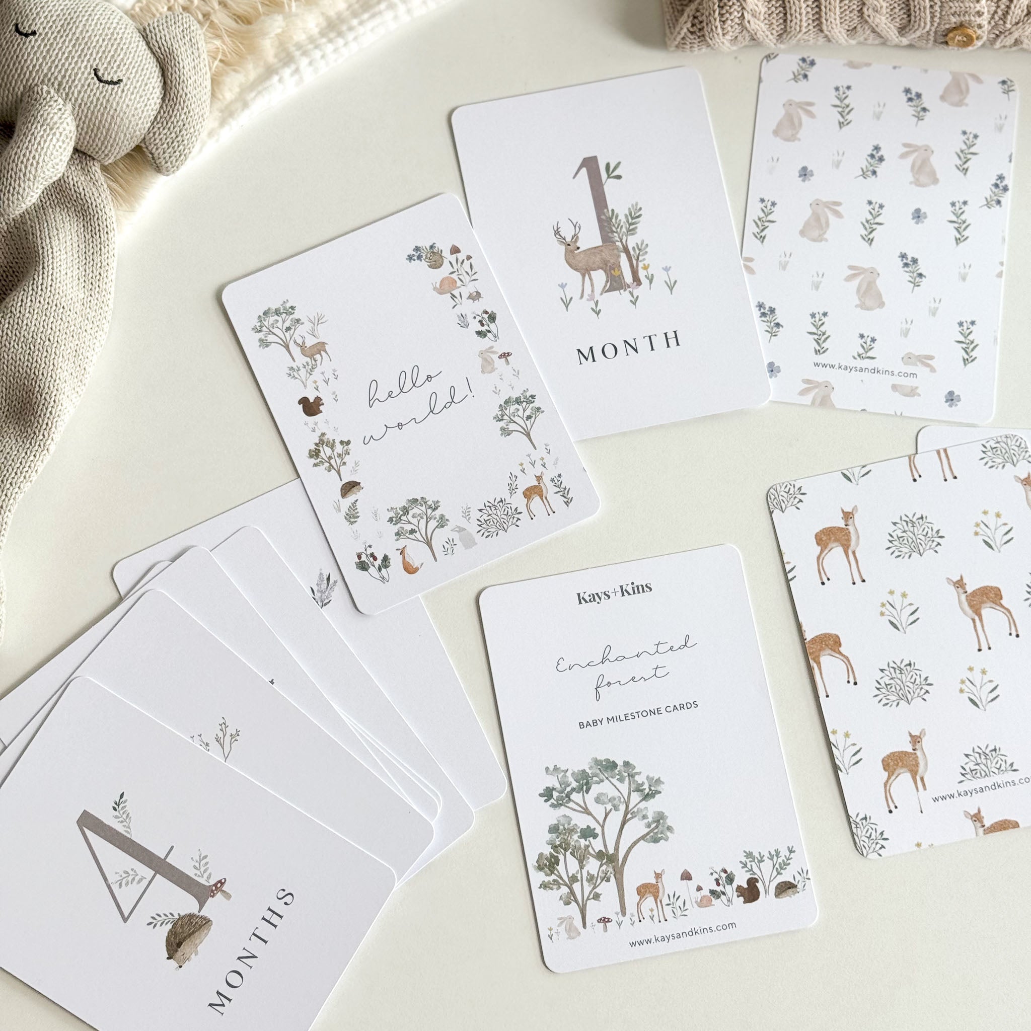 Enchanted Forest Milestone Cards
