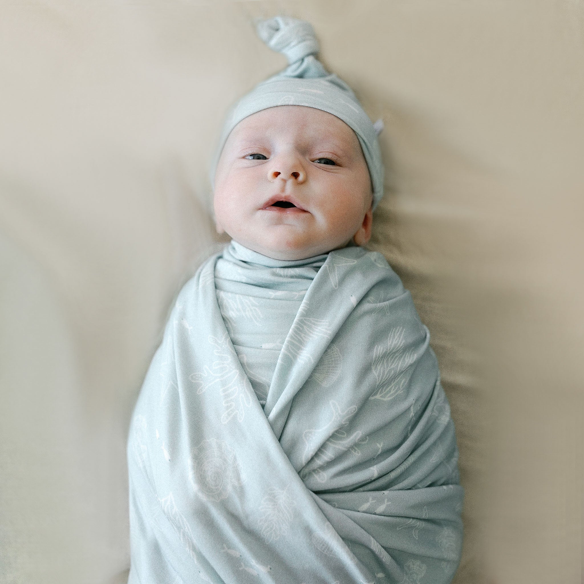 Bamboo Luxe Swaddle Set - Ocean Serenity