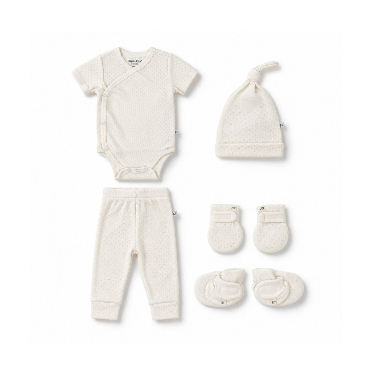 Newborn Kimono Set-Warm Ivory