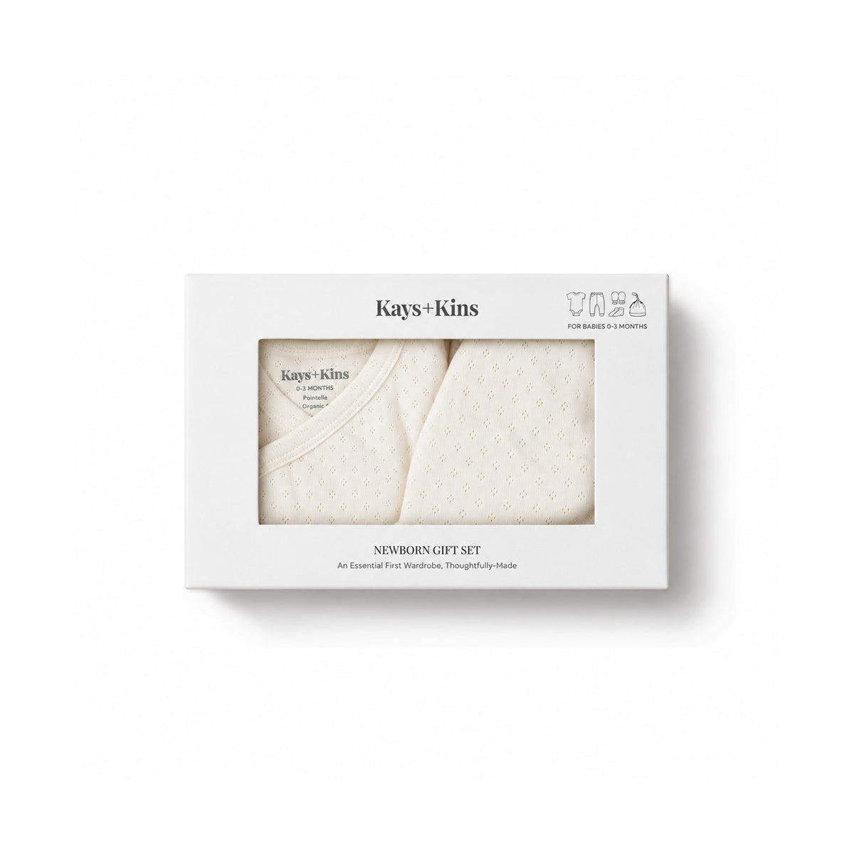 Newborn Kimono Set-Warm Ivory