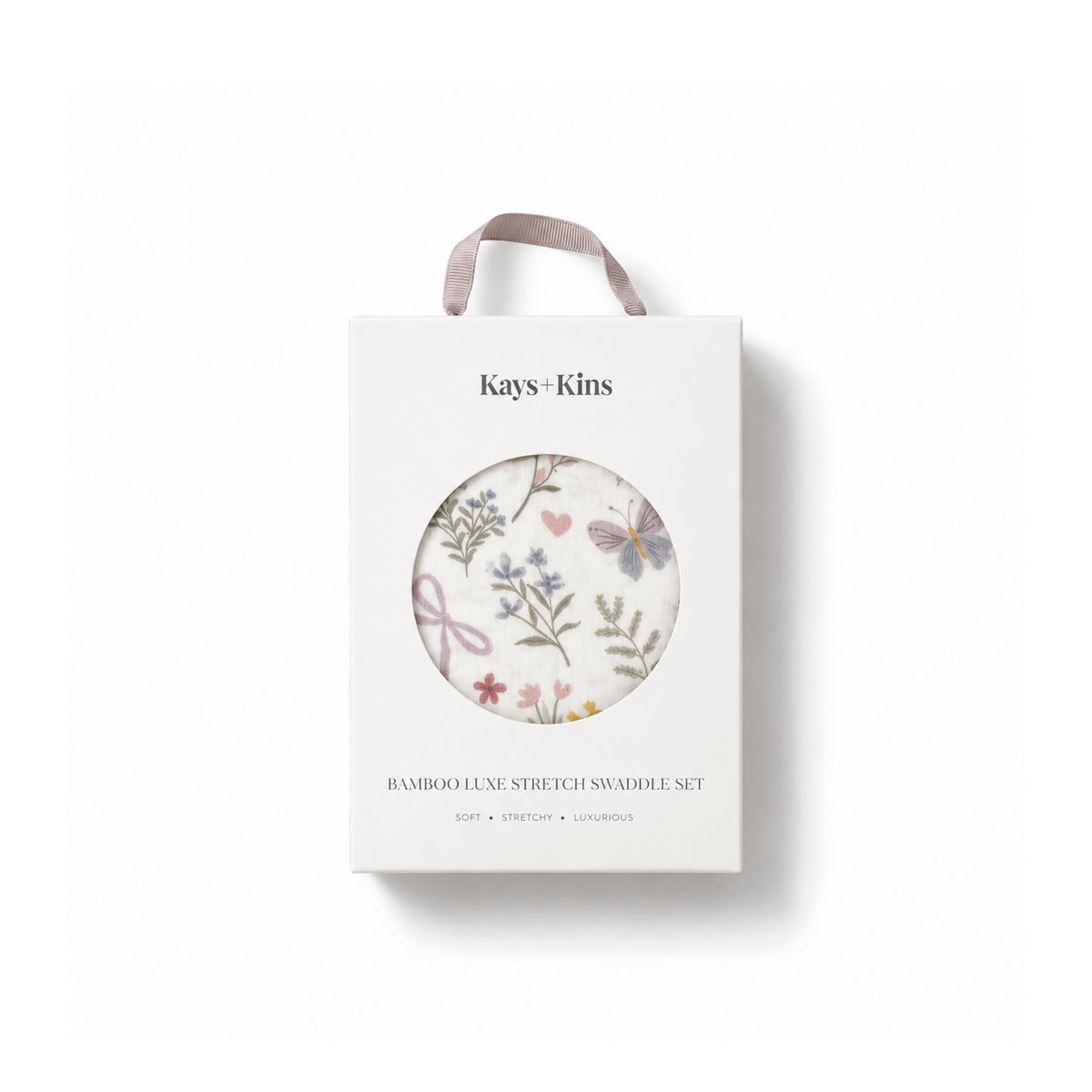 Bamboo Luxe Swaddle Set - Petal Bow