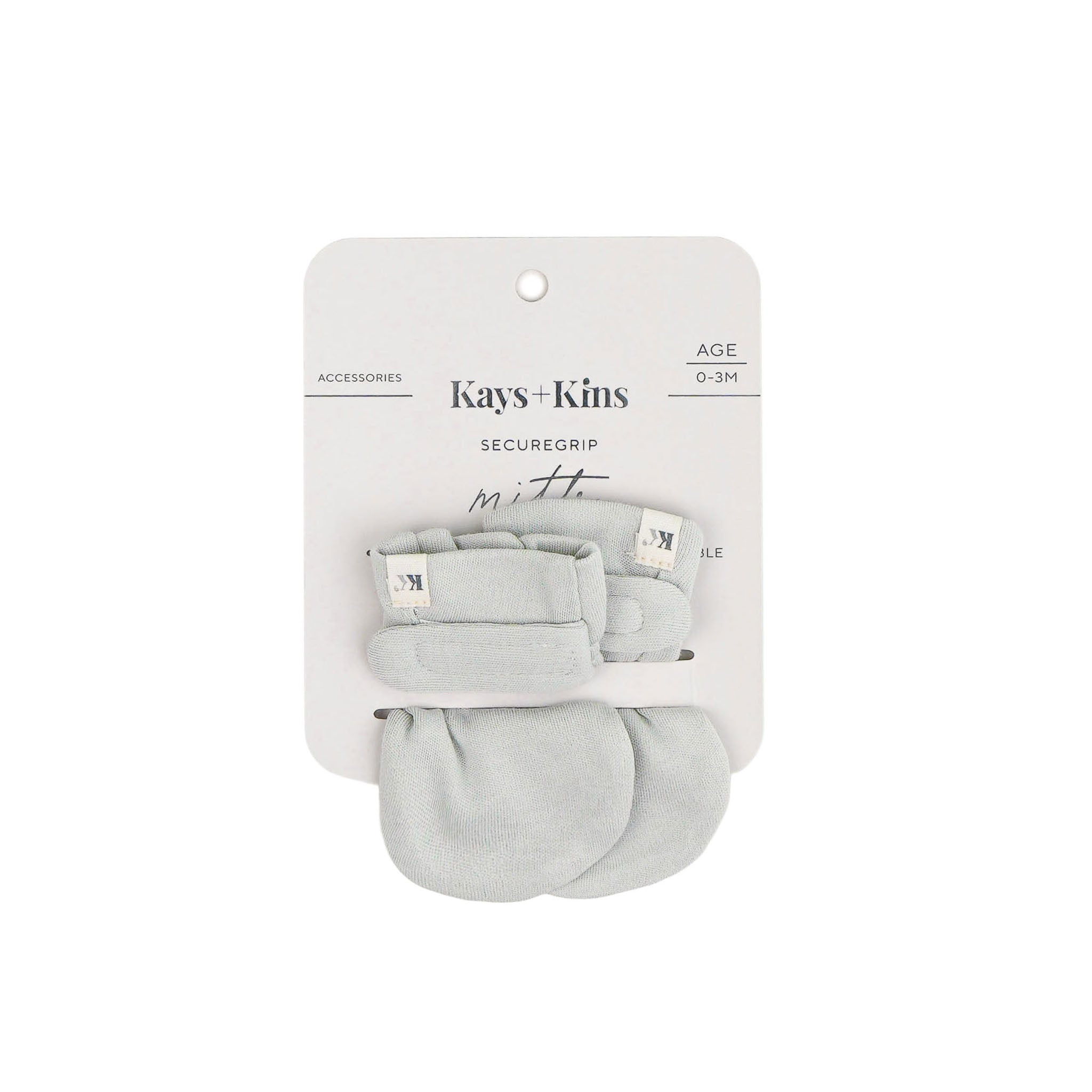 Mitts+Booties - Sky Grey