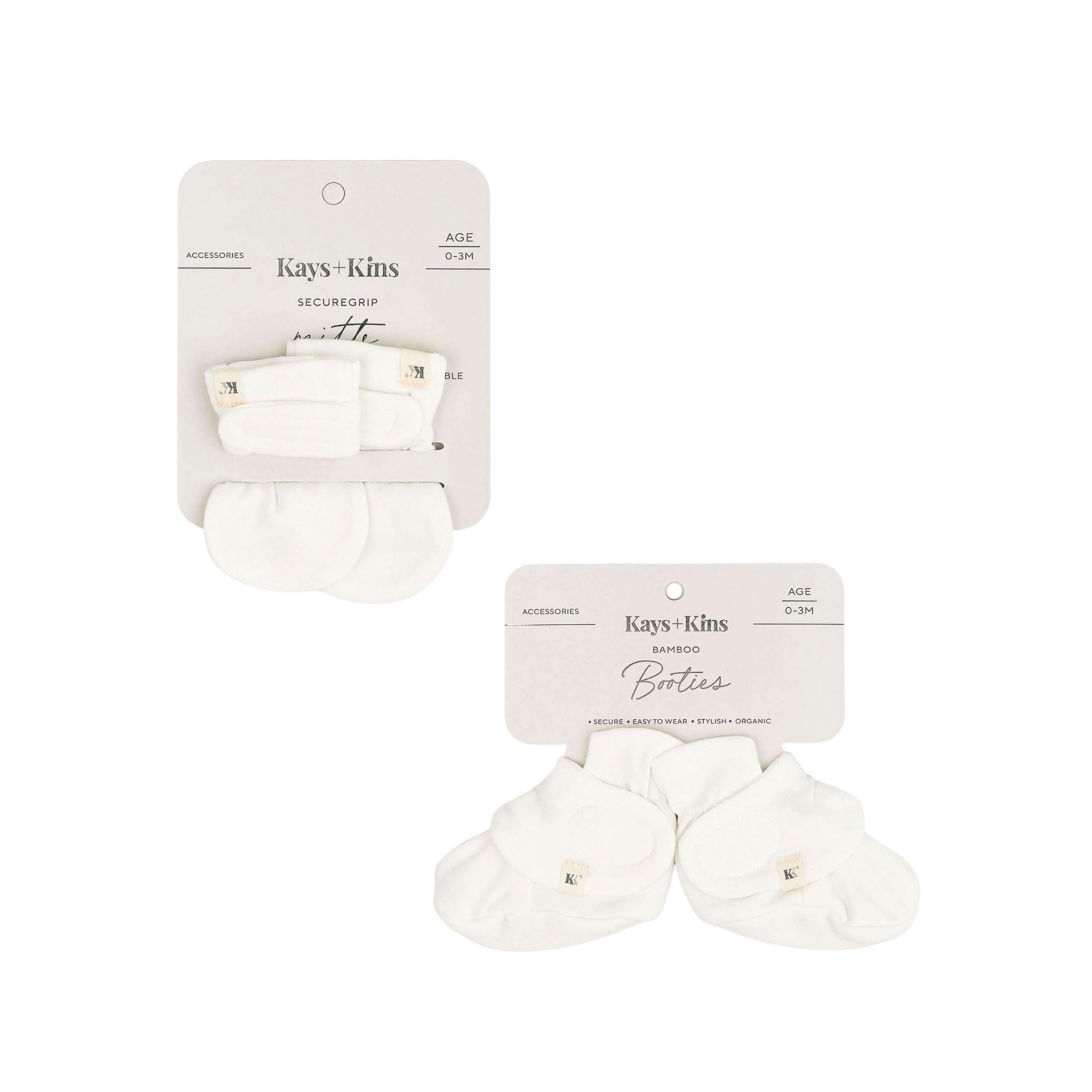 Mitts + Booties - Ivory