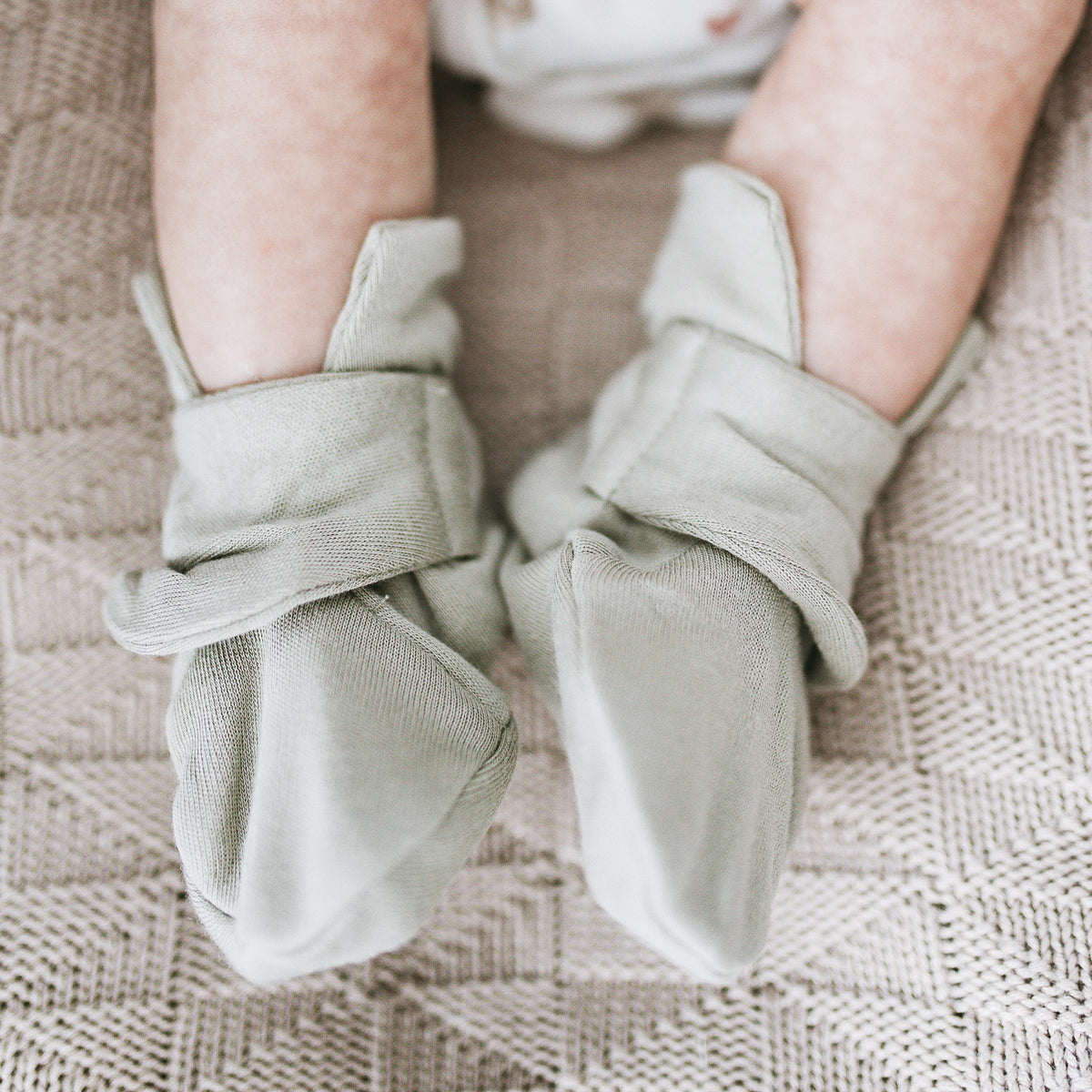 Mitts + Booties -Taupe