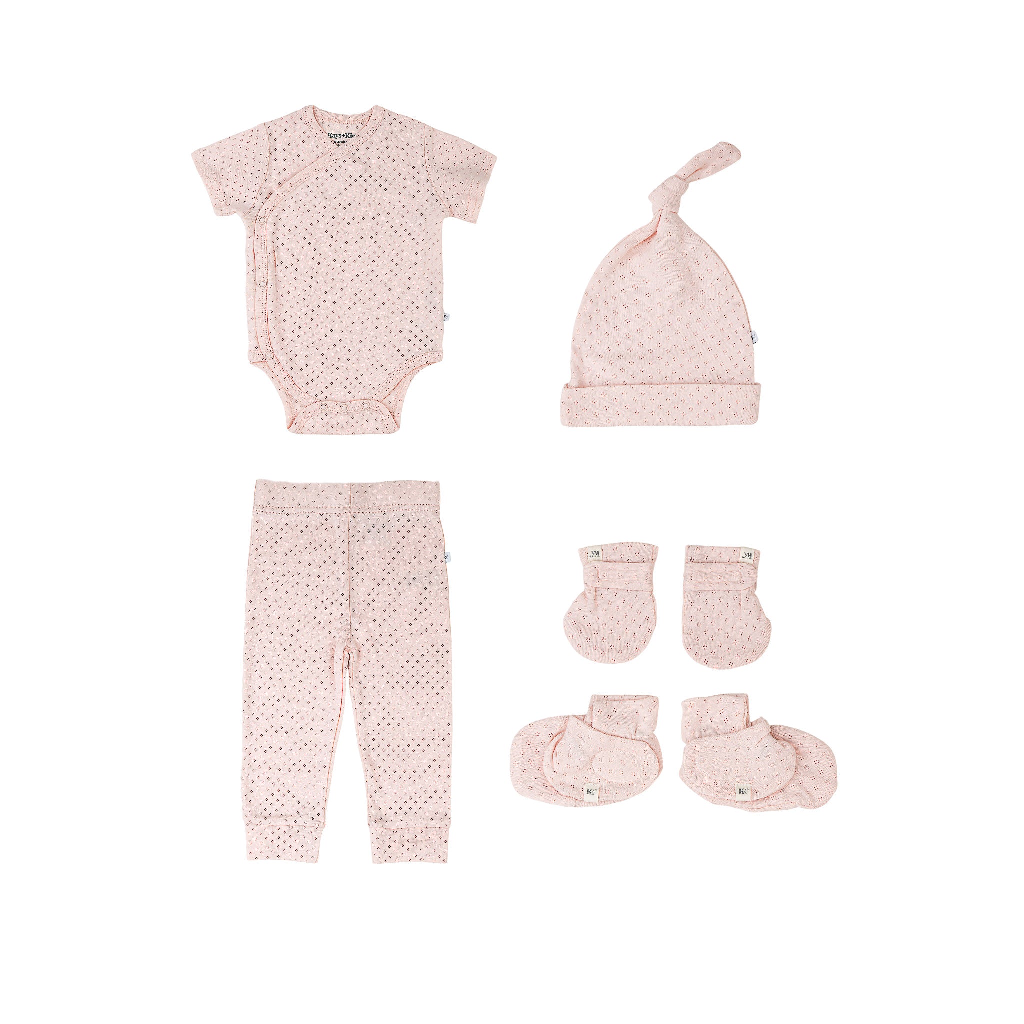 Newborn Kimono Set-Blush Taupe