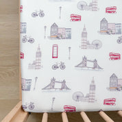 Bamboo Crib Sheet - London Dream