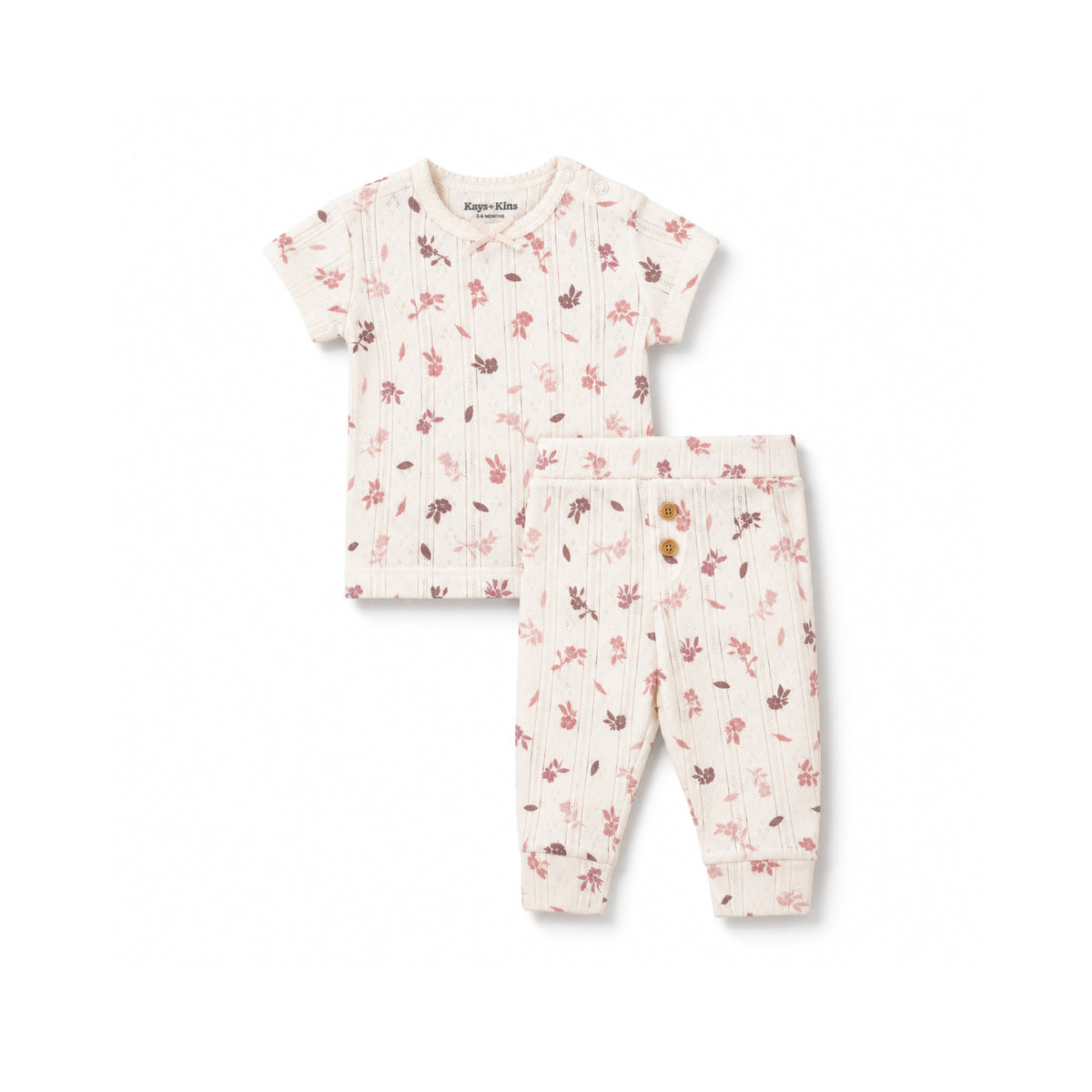 Pointelle Top + Leggings - Roselle