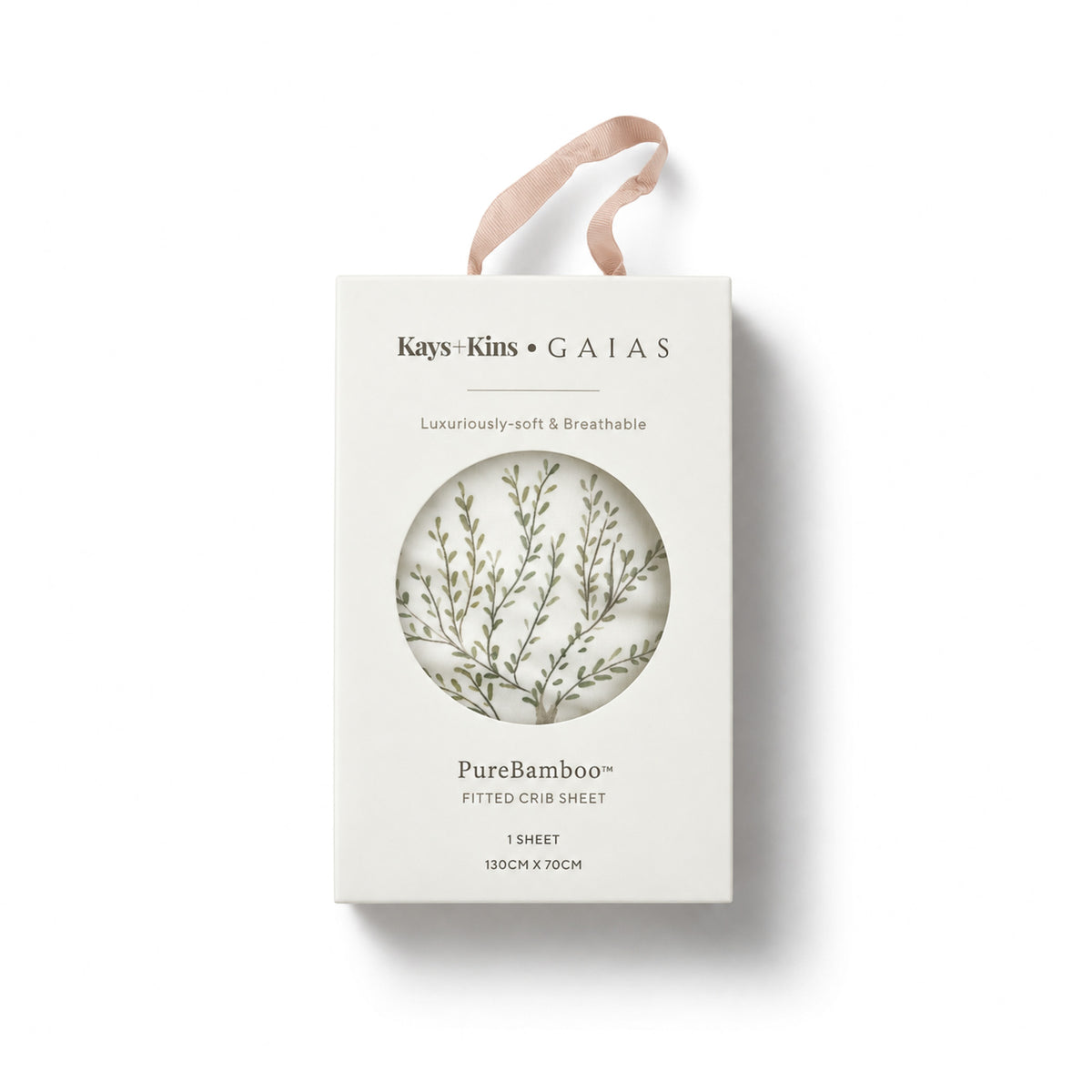 Bamboo Crib Sheet - Safari Wonders
