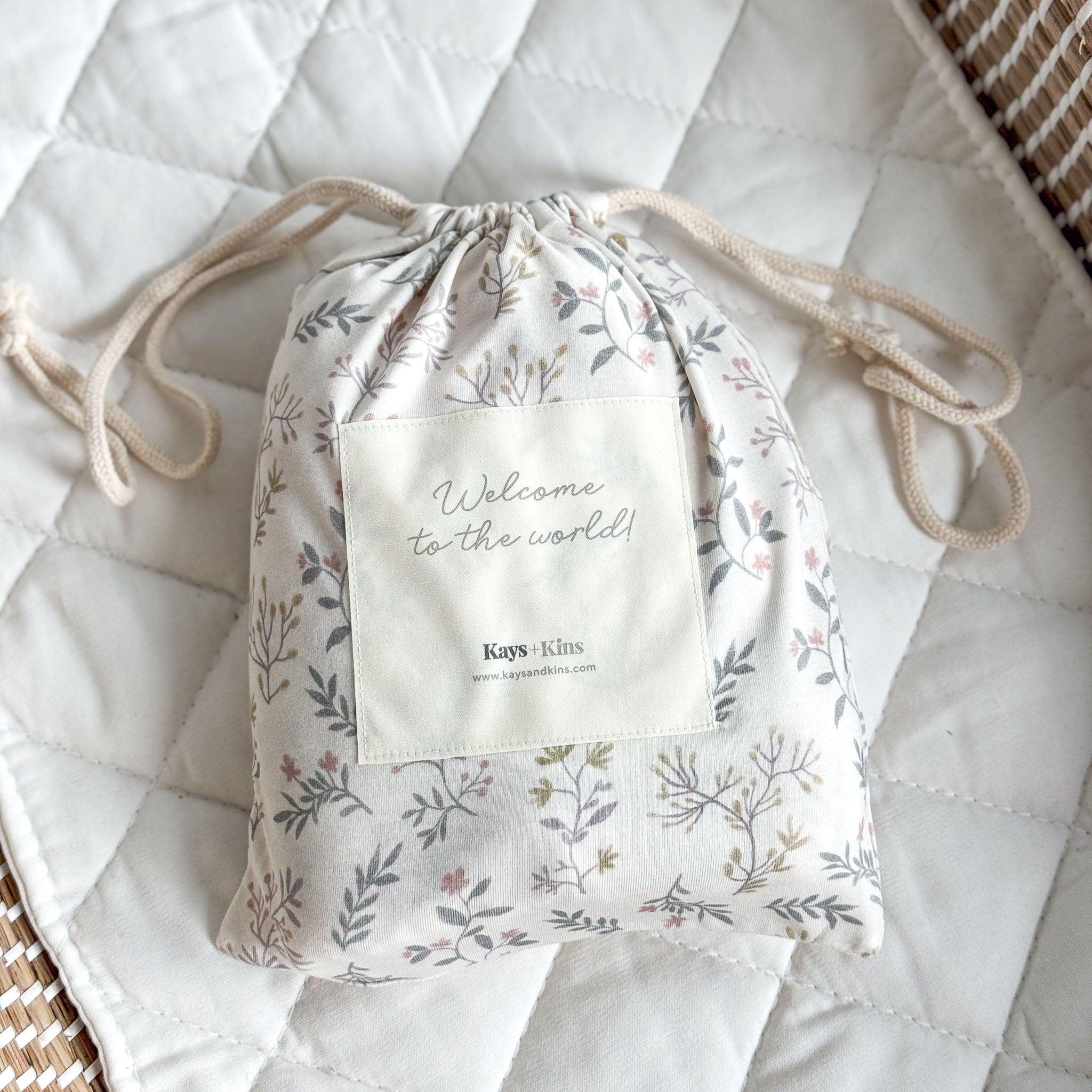 Bamboo Luxe Swaddle Set - Petite Blossom