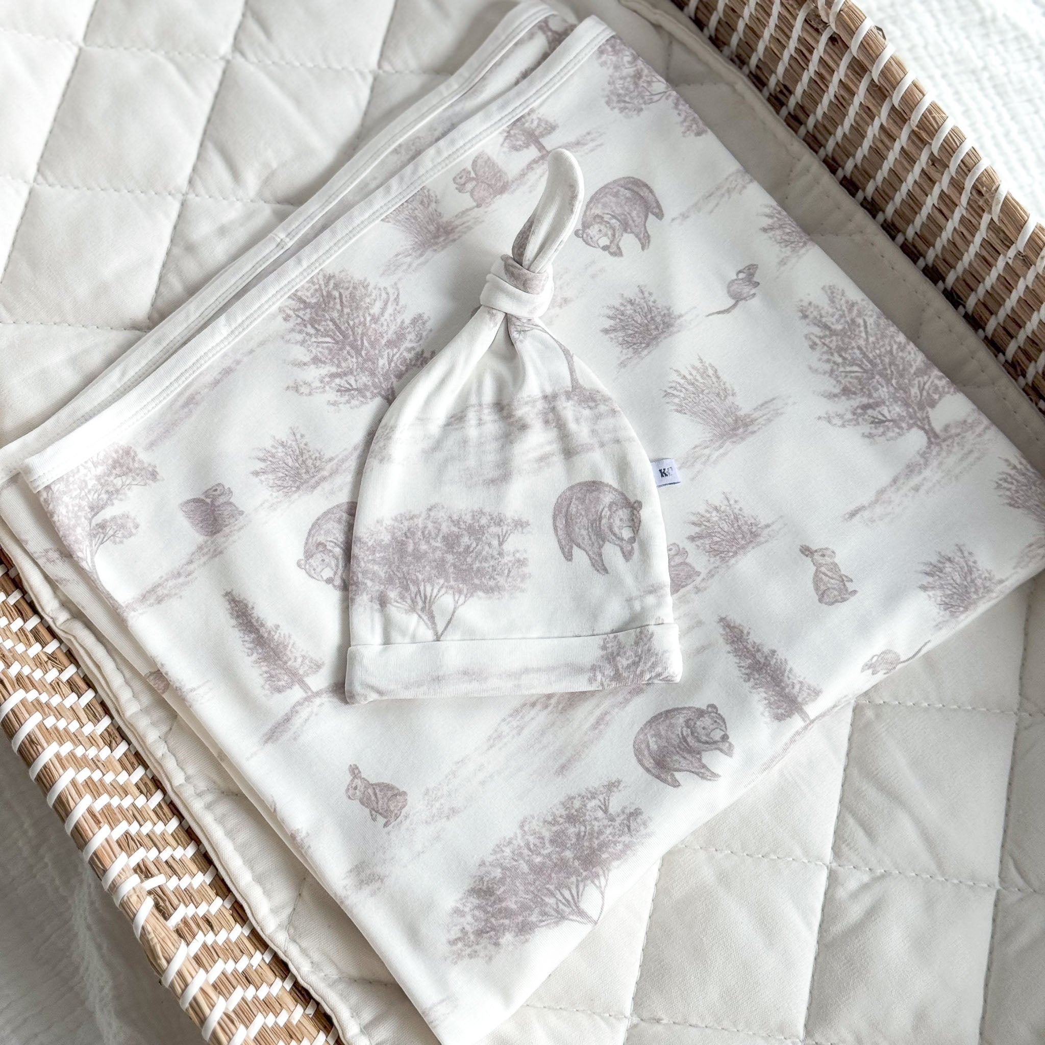 Bamboo Luxe Swaddle Set - Woodland Whimsy