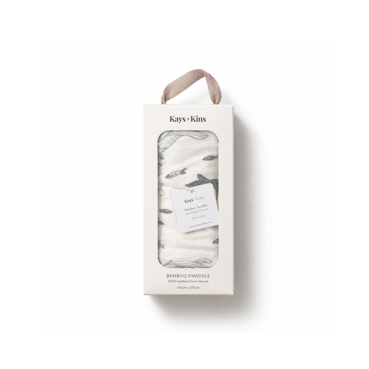 Bamboo Swaddle - Whale Song