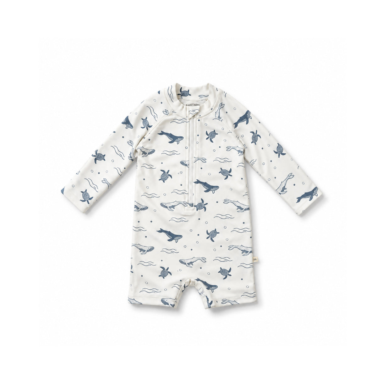 One Piece Swim Wear - Whales Lullaby