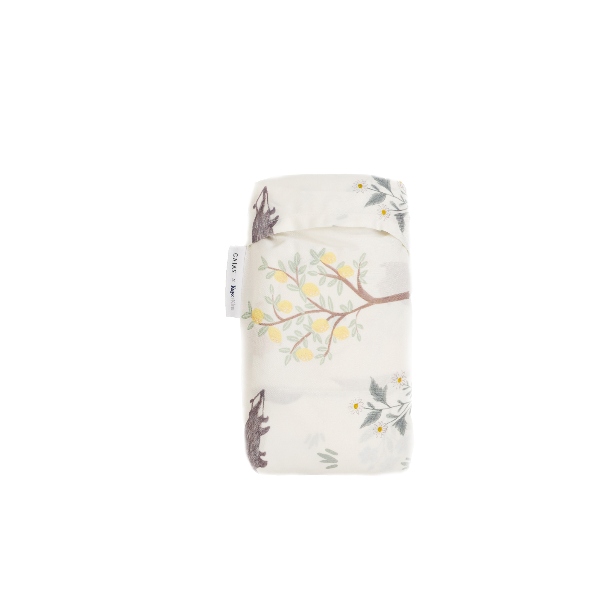 Bamboo Crib Sheet - Woodland Citrus